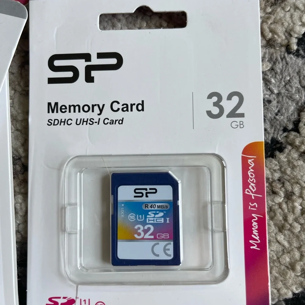 SP 32GB Memory Card Set of 5 cards
